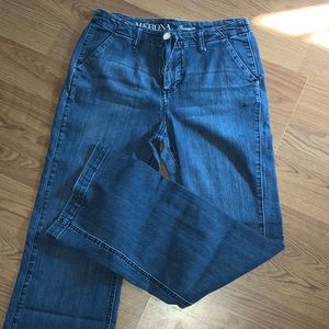 Merona Size 4 trouser cut jeans
